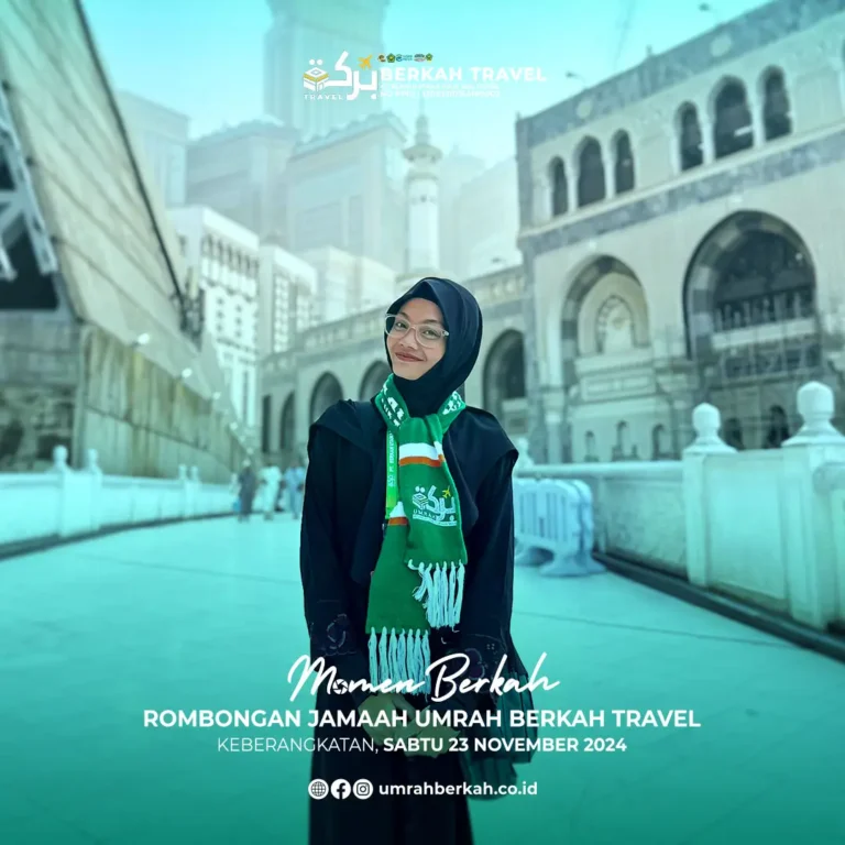 Rombongan jamaah umrah berkah travel