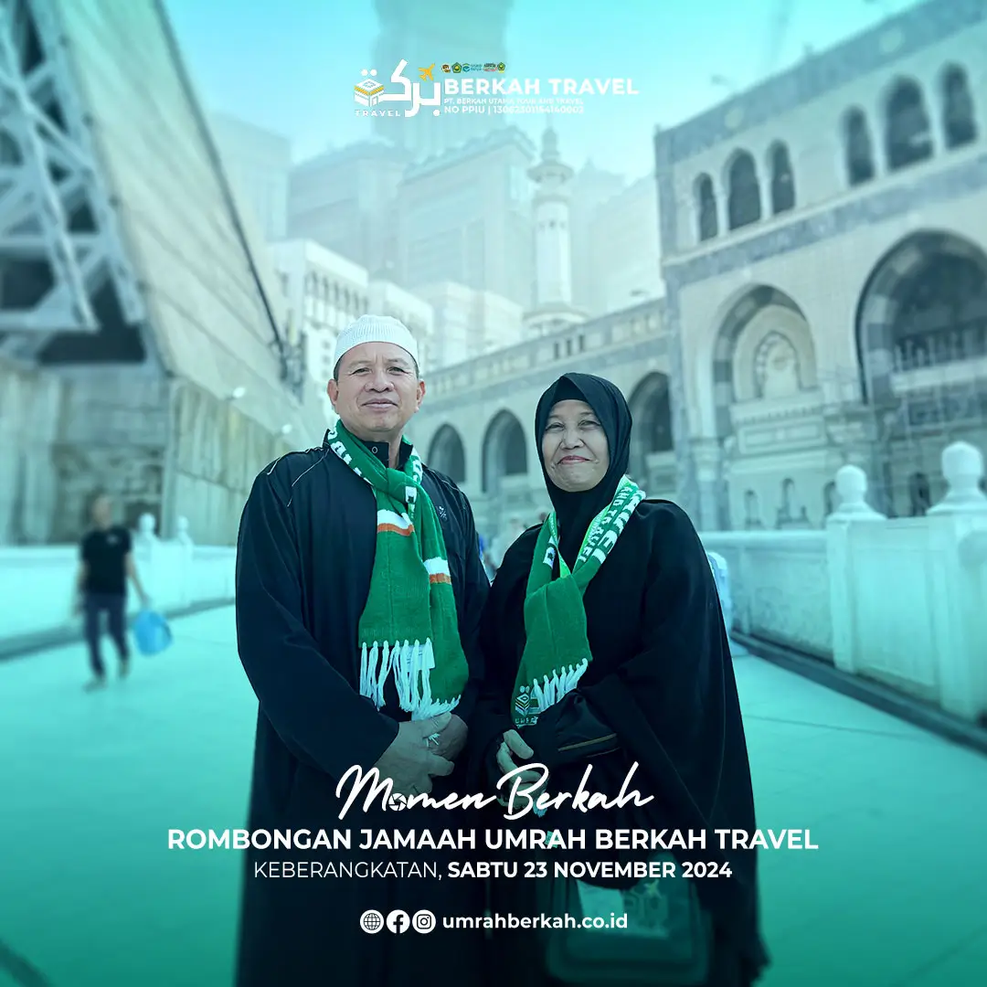 Rombongan jamaah umrah berkah travel