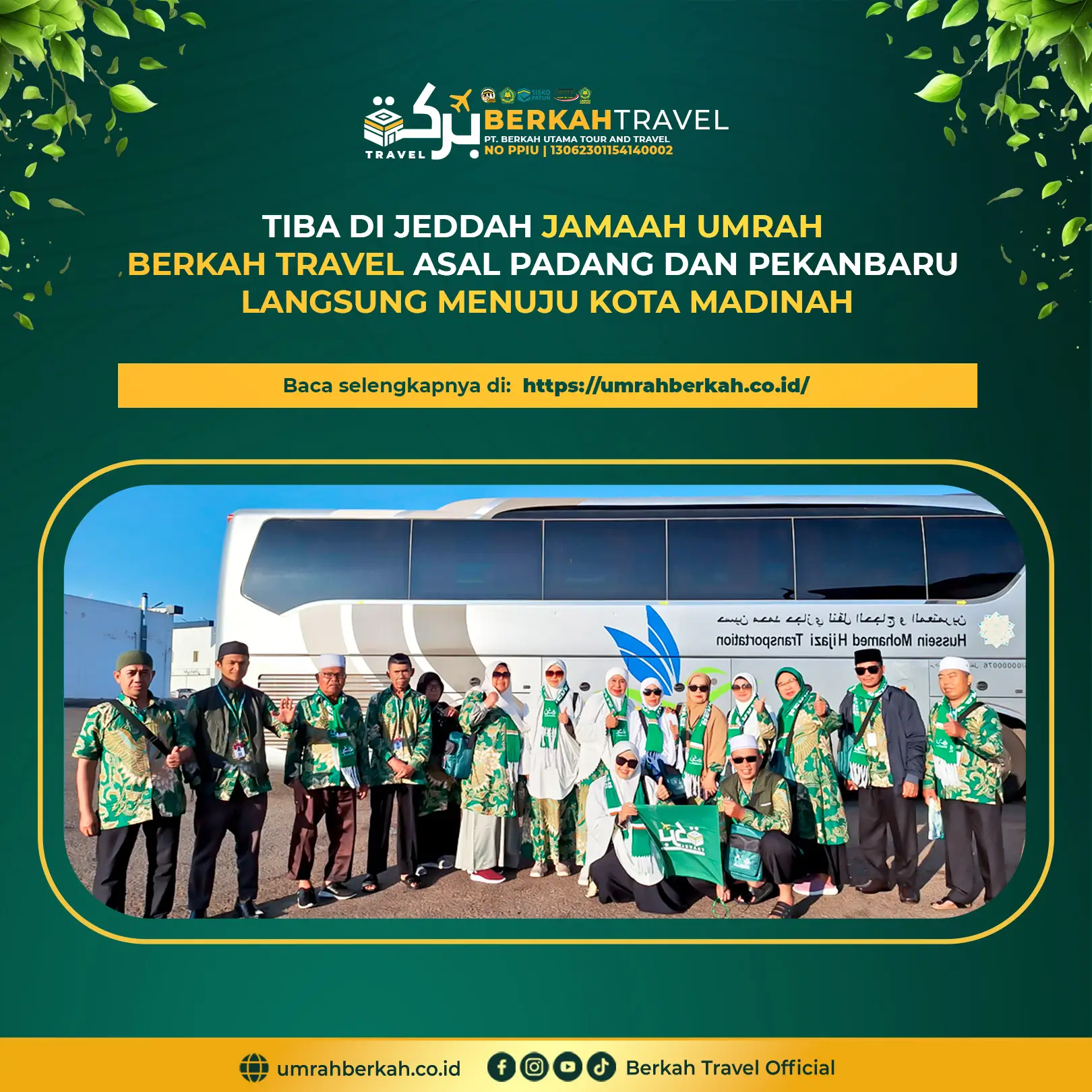 jamaah umrah berkah travel
