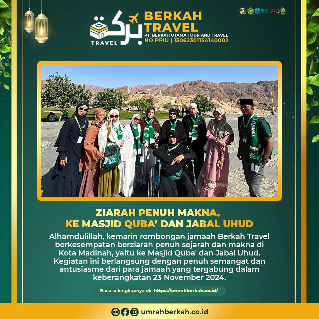 ZIARAH PENUH MAKNA, KE MASJID QUBA’ DAN JABAL UHUD