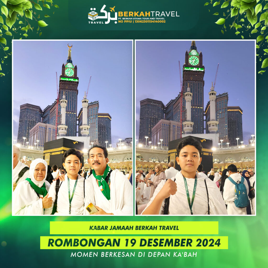 momen berkesan di depan kabah 1