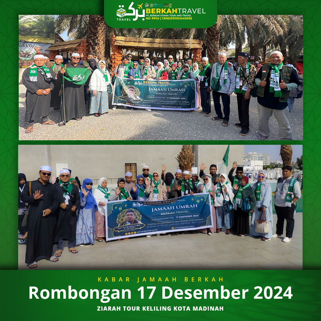rombongan jamaah berkah travel
