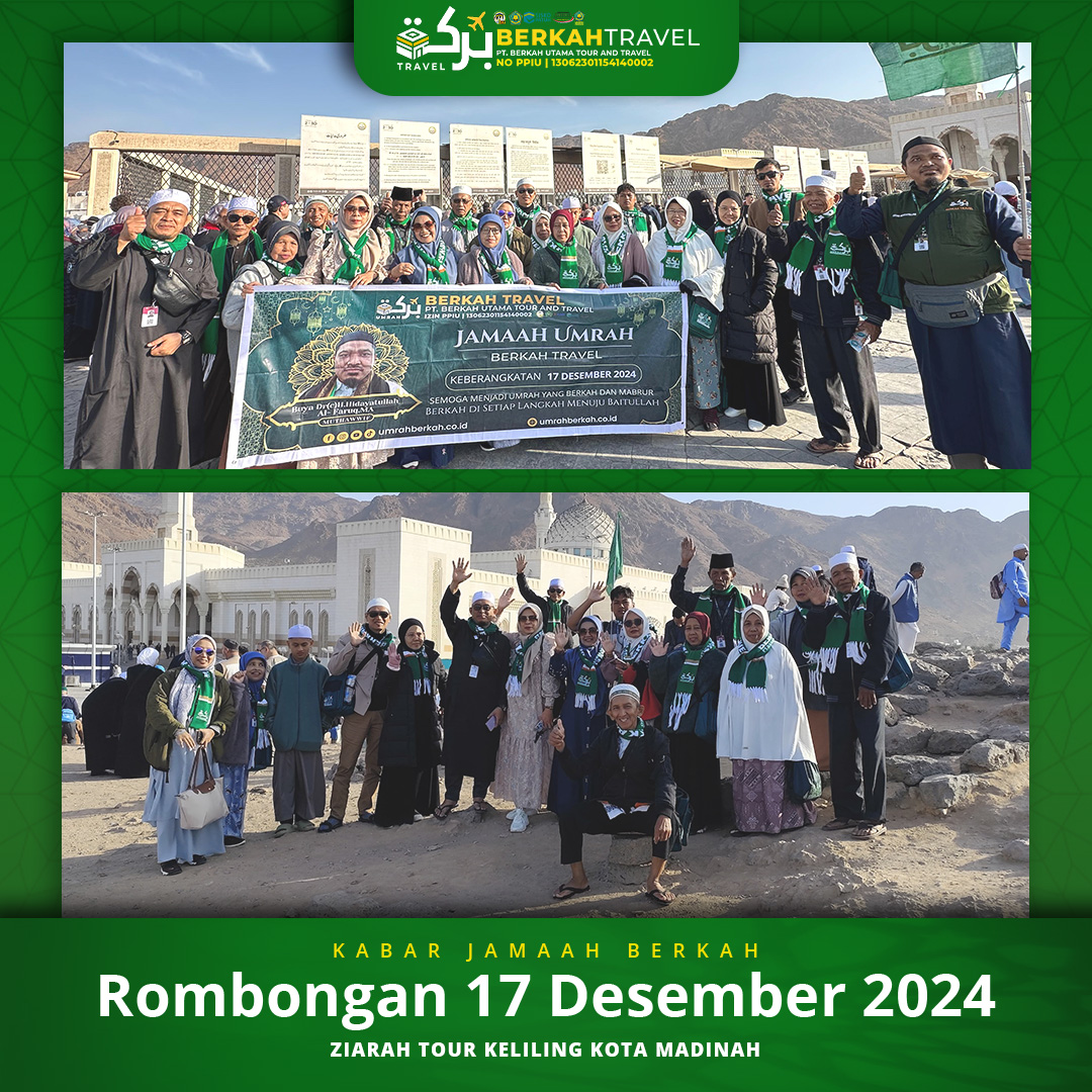 rombongan jamaah berkah travel